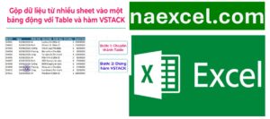 Gộp dữ liệu từ nhiều sheet vào một bảng động