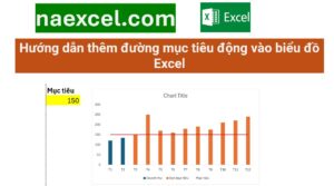 Hướng dẫn thêm đường mục tiêu động vào biểu đồ Excel