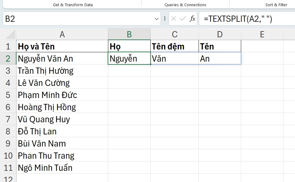 TextSplit-Tách theo hàng ngang