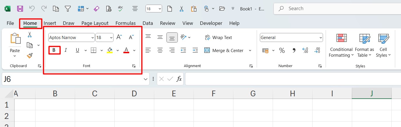 Thanh Ribbon trong Excel