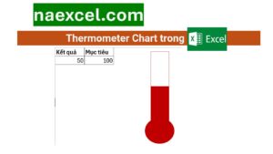 Thermometer Chart trong Excel