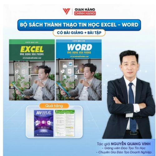 Combo 2 Sách Excel Và Word Ứng Dụng Văn Phòng ĐÀO TẠO TIN HỌC Từ Cơ Bản Đến Nâng Cao Kèm Video Bài Giảng