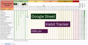 Google Sheet Habit Tracker